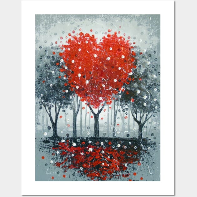 Love tree Wall Art by OLHADARCHUKART